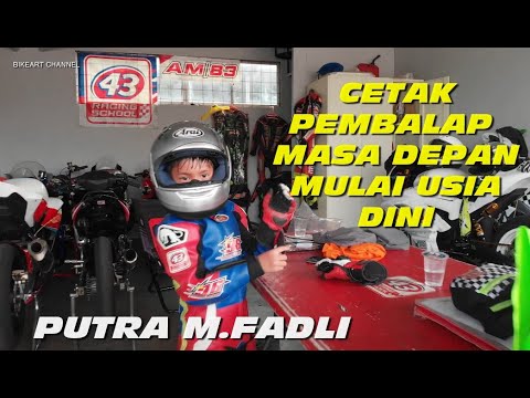 PUTRA M FADLI UMUR 7thn MULAI BALAP MINIGP