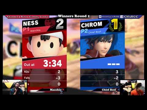 Channel 3 RGC - Macchio(Ness) vs. Chief Beef(Chrom) - Round 1 09/03