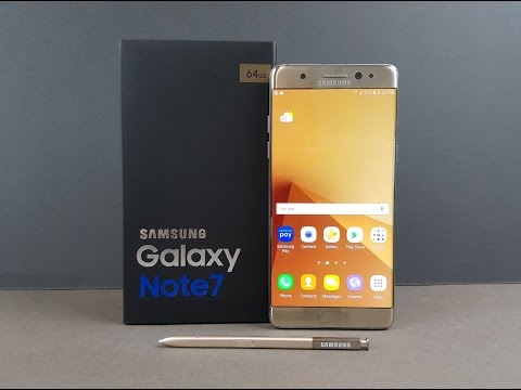 Samsung Galaxy Note 7 Gold Platinum: Unboxing & Erster Eindruck