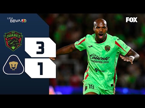 JUÁREZ 3-1 PUMAS | RESUMEN | LIGA MX | APERTURA 2025 | JORNADA 10