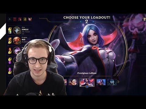 593. Bjergsen - Leblanc vs Azir - Mid - December 3rd, 2017 - Patch 7.23 PreSeason 8