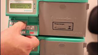 Uso da bomba de insfusão BBraun