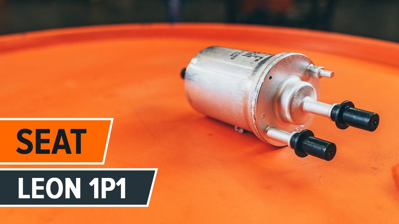 Cómo cambiar: filtro de combustible - Seat Leon 1P1 | Guía de sustitución