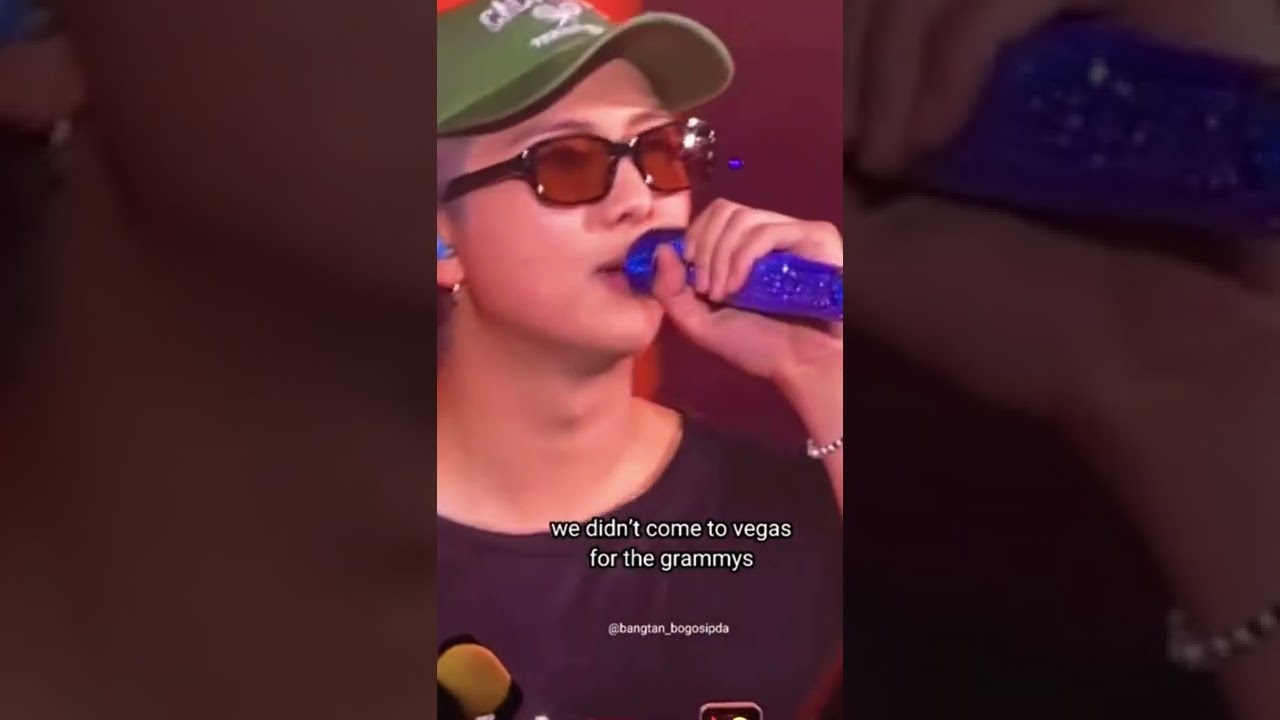 Kim Nam-jooon: We didn’t come to Vegas for the Grammys. We came to focus for the ARMY’s.