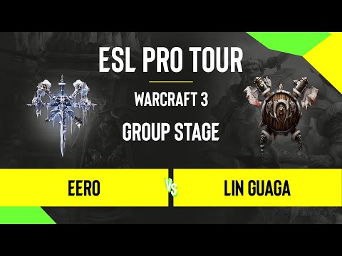 WC3 - eer0 vs. Lin Guaga - DreamHack Warcraft 3 Open: Summer 2020 - Group C - AS