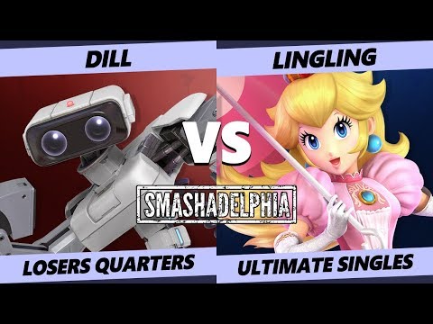 Smashadelphia 2019 SSBU - Ho3K | Dill (ROB) Vs. LingLing (Peach) Smash Ultimate Tournament LQ
