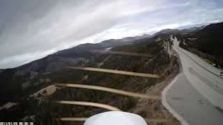 preview picture of video 'Super Cub Flight @ Emigrant Gap (West of Donner Pass) California I-80 WB'