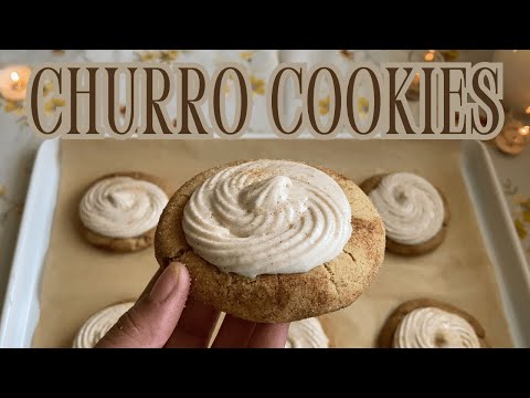 Soft Churro Cookies ♡ Bake With Me