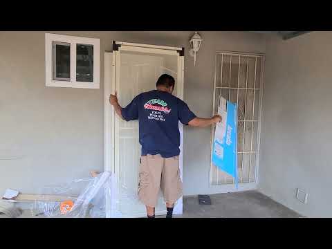 How to install a security screen door DIY