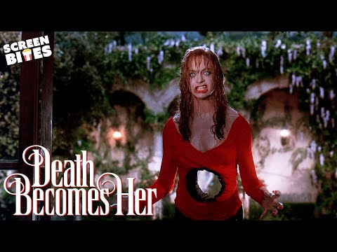 I have a hole in my stomach! | Death Becomes Her (1992) | Screen Bites