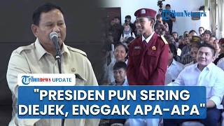 Semangati Siswa Sekolah Rakyat yang Sering Diejek, Prabowo: Enggak Apa-apa, Presiden pun Sering