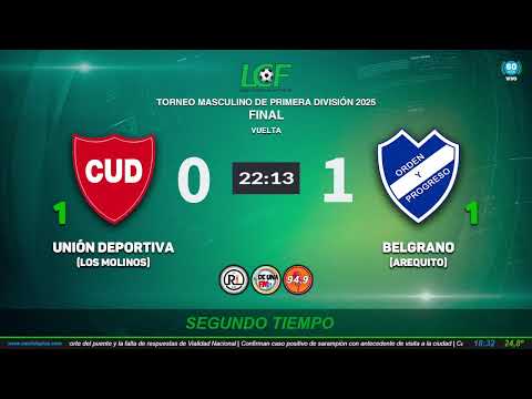 Liga Casildense de Fútbol - Final vuelta - Unión Deportiva(los Molinos) VS Belgrano(Arequito)