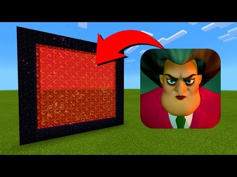 CraftSix - How To Make A Portal To The Scary Teacher 3D Dimension in Minecraft!