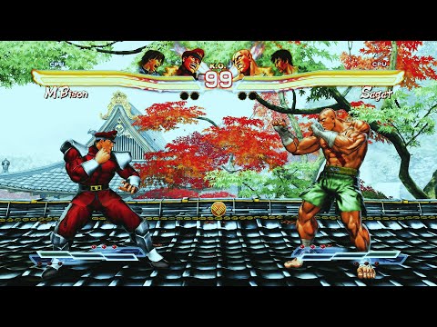 M.Bison & Lei vs Sagat & Law (Hardest AI) Street Fighter X Tekken