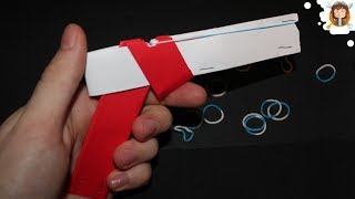 How to make a Paper Gun that Shoots - With Trigger