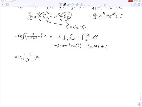 Übungsblatt1 Aufgabe a12 - Grundintegrale (alt)