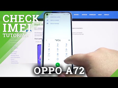 How to Check IMEI & SN in OPPO A72 – Find Phone Specification