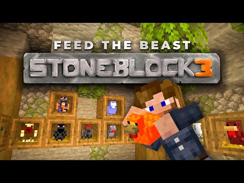 StoneBlock 3 EP6 New Chickens Mod