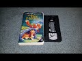 Opening Closing To The Fox And The Hound 1994 VHS Version 1