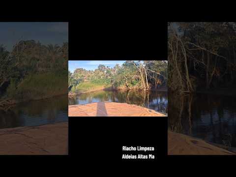 Riacho Limpeza em Aldeias Altas Ma #riacho #natureza #aldeiasaltasma #maranhão #foryou #viralvideo