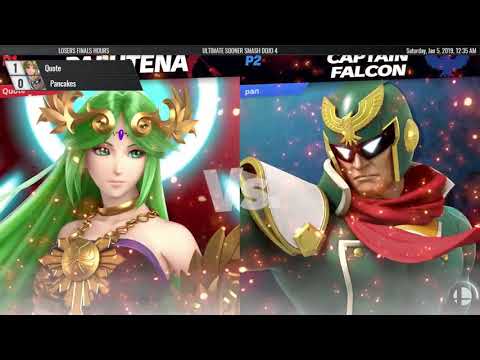 Ultimate Sooner Smash Dojo 4 - Quote (Palutena) vs Pancakes (Falcon, Mario) - Losers Finals