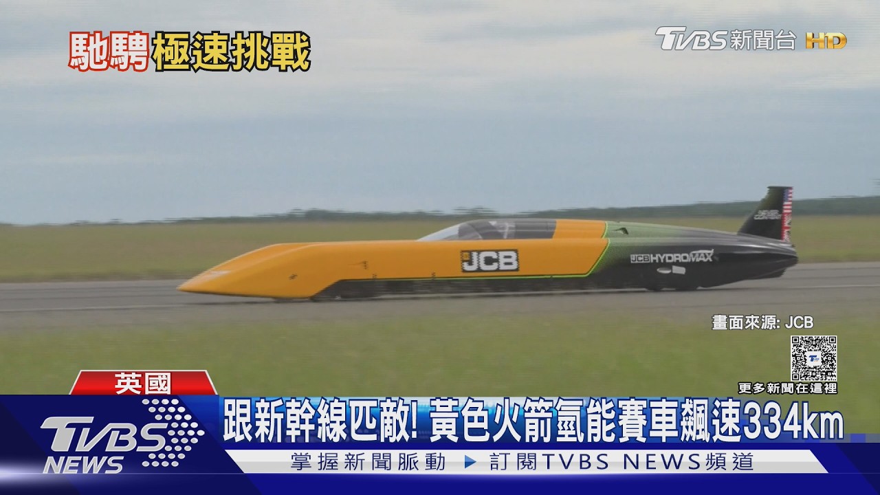 黃色火箭狂飆時速334公里！氫能賽車挑戰極速　馬力飆1600匹