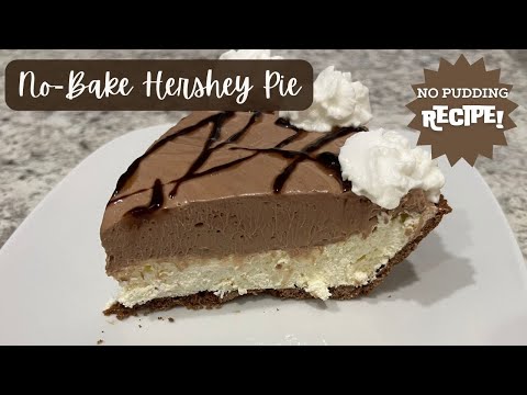 No-Bake Hershey Sundae Pie | No Pudding Needed Recipe