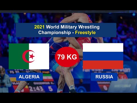 Russia vs Algeria (Betanov Devid vs Dolash shogi) World Military Wrestling 2021- Freestyle - 79 kg