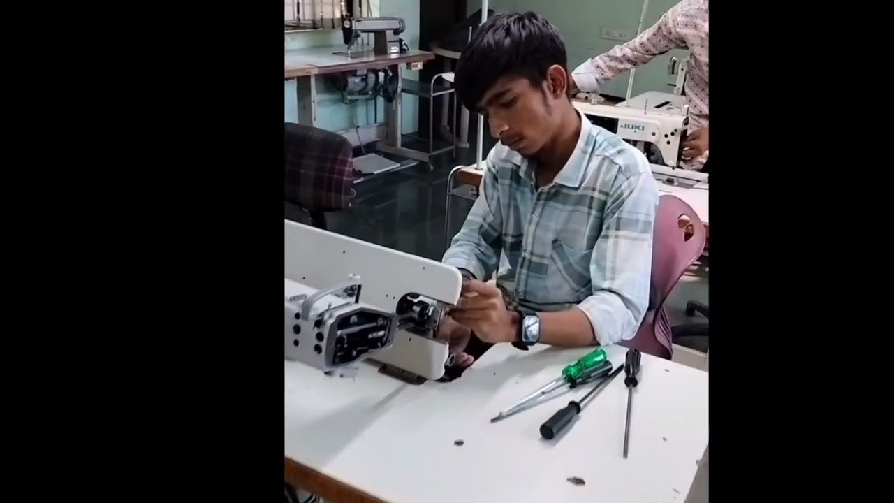 Sewing Machine Training Practical Classes.