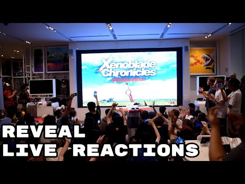 Xenoblade Chronicles: Definitive Edition Reveal Live Reactions at Nintendo NY