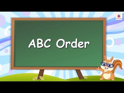 ABC or Alphabetical Order | English Grammar & Composition Grade 2 | Periwinkle