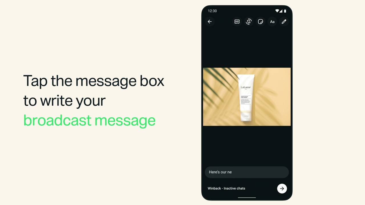 How to send a business broadcast on the WhatsApp Business App