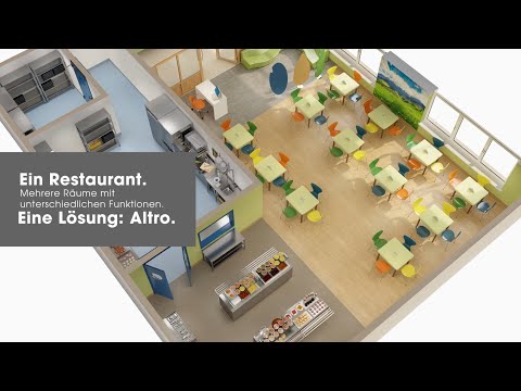 Altro Wand- und Bodenlösungen für Restaurants 