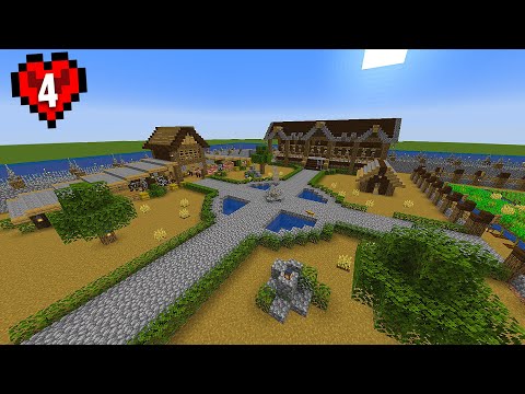 I Created a GIANT FARM in Hardcore on Minecraft Superflat!