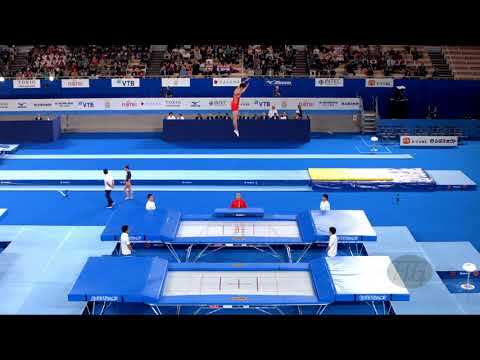 DONG Dong (CHN) M - 2019 Trampoline Worlds, Tokyo (JPN) - Qualification Trampoline R1