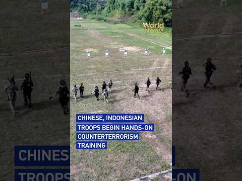 Chinese, Indonesian troops begin hands-on counterterrorism training #worldnow