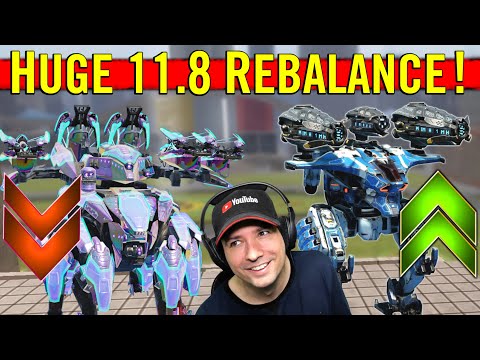 NEW Huge War Robots 11.8 Game REBALANCE did NOT ruin my day!
