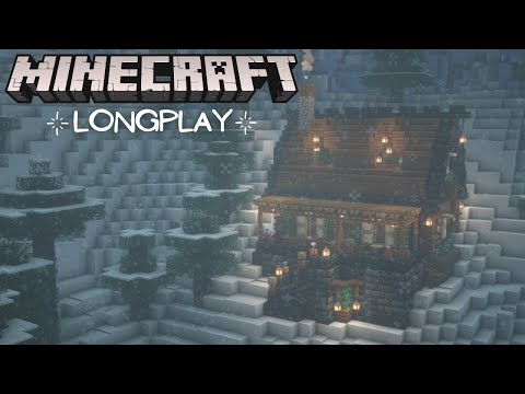 WaxFraud - Minecraft Relaxing Snowy Longplay -  Peaceful Adventure, Easy Cozy Winter Cabin (No Commentary) 1.18