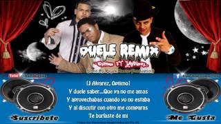 ►Optimo Ft. J Alvarez - Duele |Official Remix||Letra| ◄