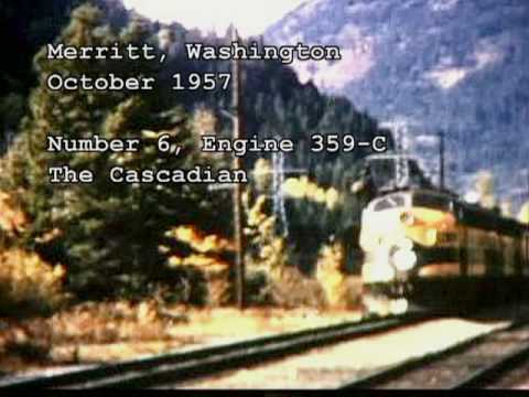 GREAT NORTHERN RAILWAY--Historical video ---part 1 of 4