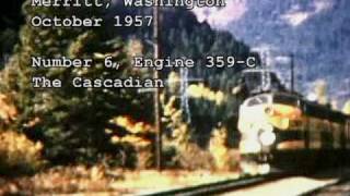 GREAT NORTHERN RAILWAY--Historical video ---part 1 of 4