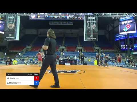 97 Kg Rr Rnd 2 - Miguel Baray, River Valley Wrestling Club Vs Christian Rouleau, Minnesota Storm B