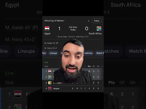 Egypt 1-0 South Africa full time reaction highlights penalty handball #egypt #southafrica #AFCON2025