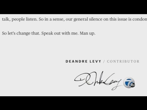 DeAndre Levy pens article on sexual assault