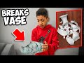 BOY BREAKS MOM VASE HE LEARNS HIS LESSON