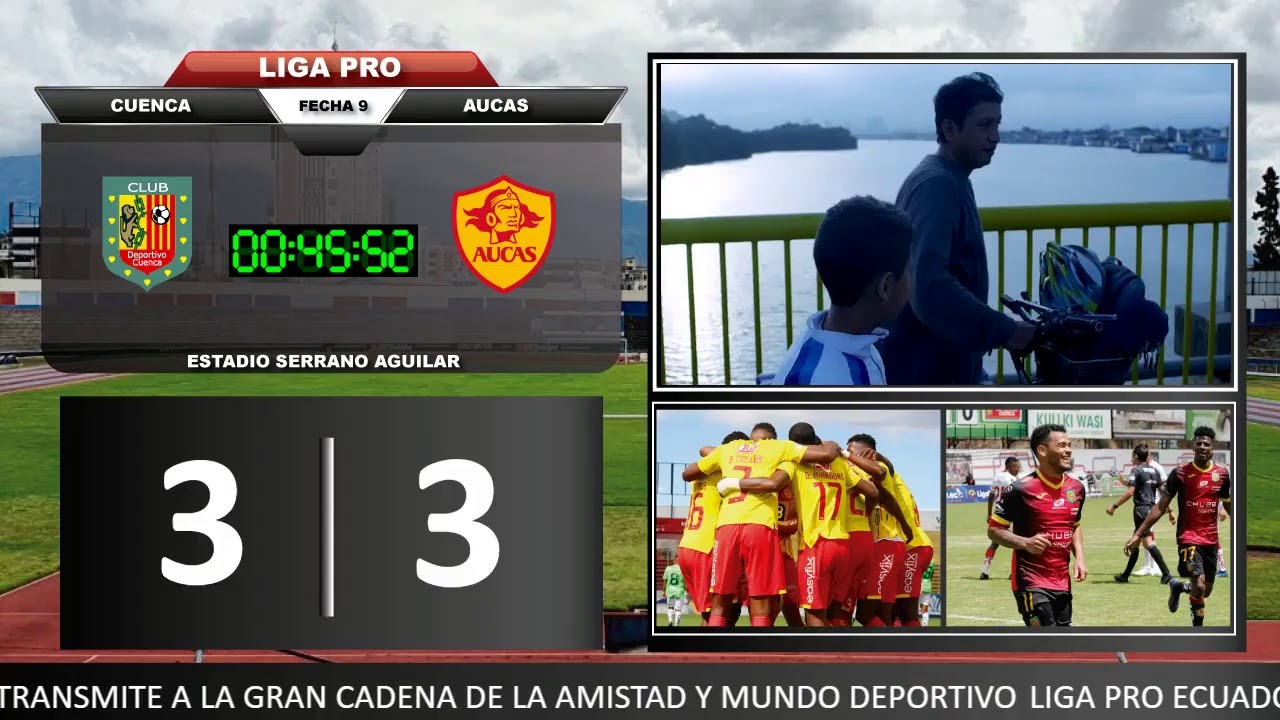 Deportivo Cuenca vs Aucas.. Siga el fútbol en VIVO