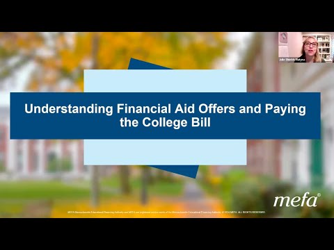 Understanding Financial Aid Offers & Paying the College Bill