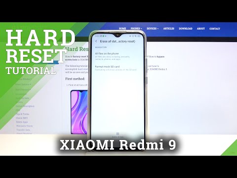 How to Factory Reset XIAOMI Redmi 9 – Erase All Content & Settings