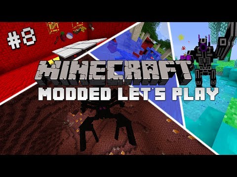 Modded Let's Play -| RUDE NETHER, VERY RUDE |- Episode 8