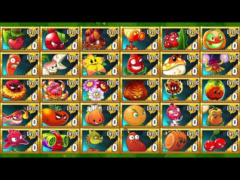 Random 30 ORANGE & RED Plants Battlez - Who Will Win? - PvZ 2 Plant vs Plant
